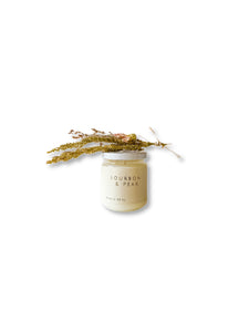 A White Nest Candle